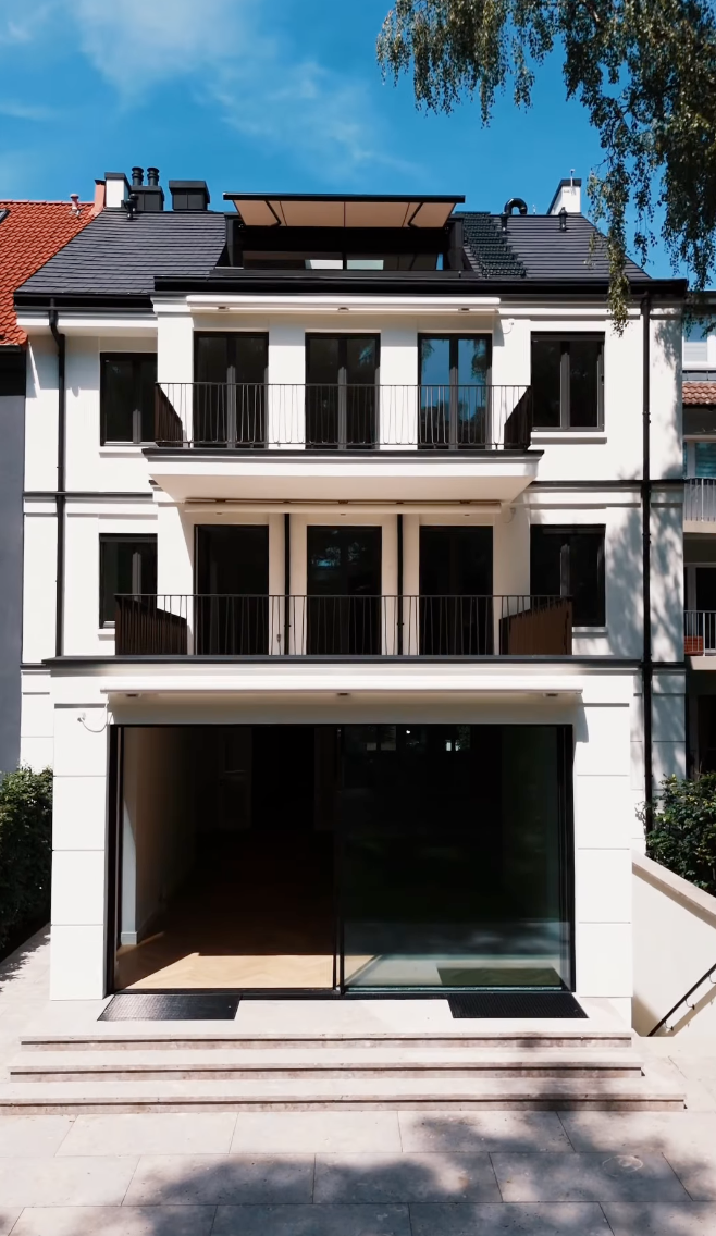Cafe facade during renovation